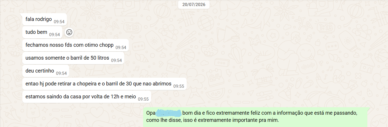 Depoimento de cliente 13